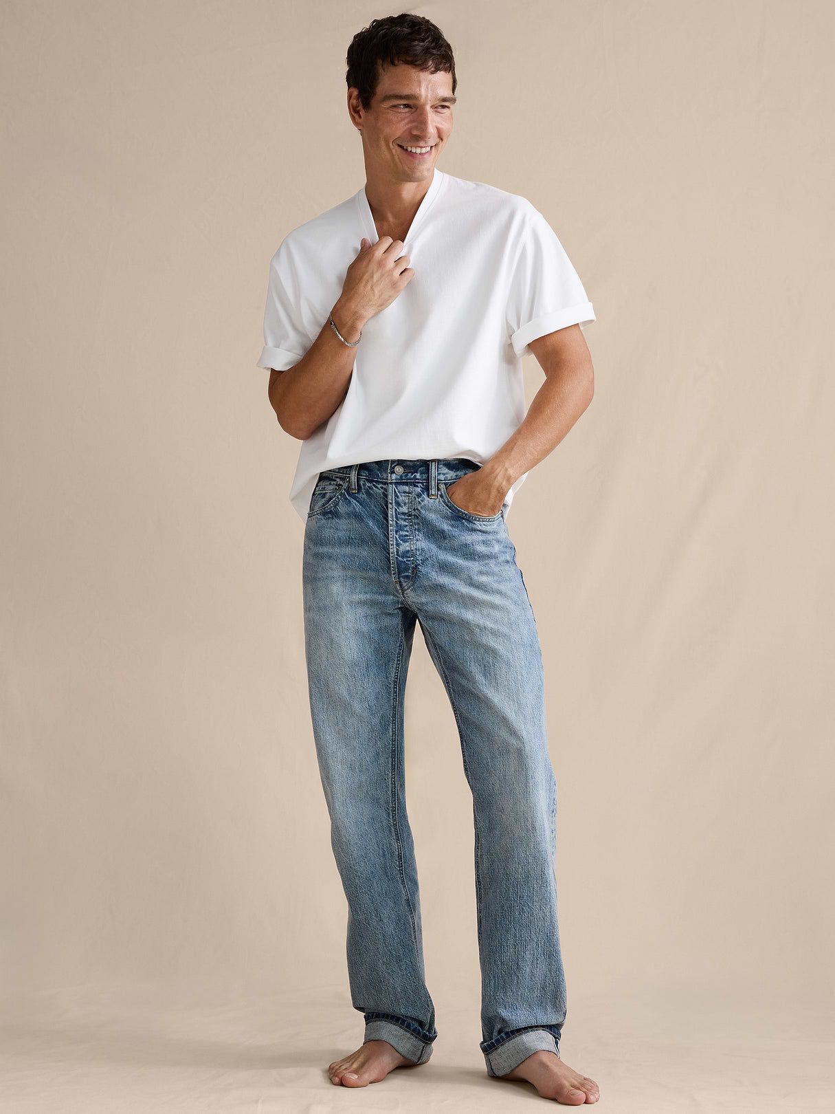 Straight Selvedge Jean - Light Wash