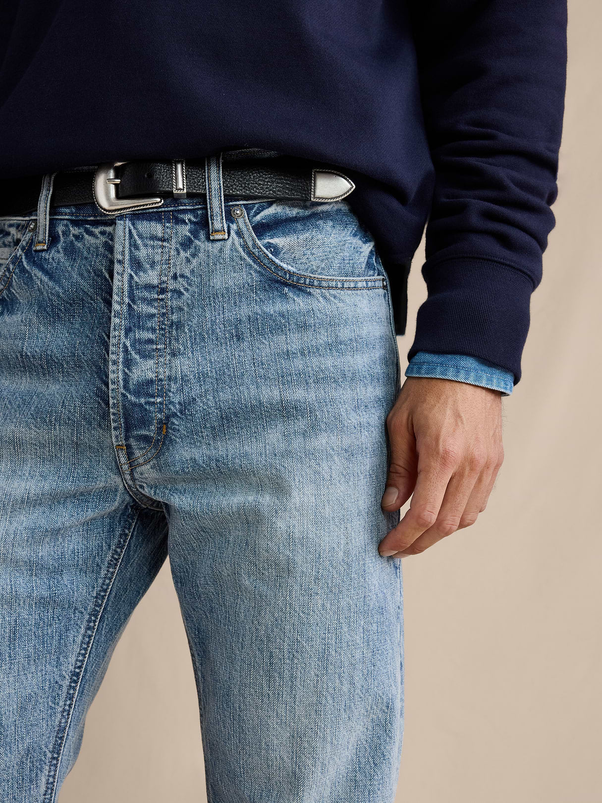 Straight Selvedge Jean - Light Wash