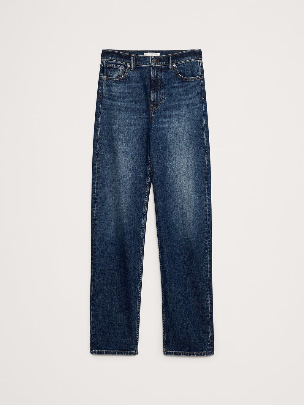High-Rise 90S Straight Jean - Medium Wash