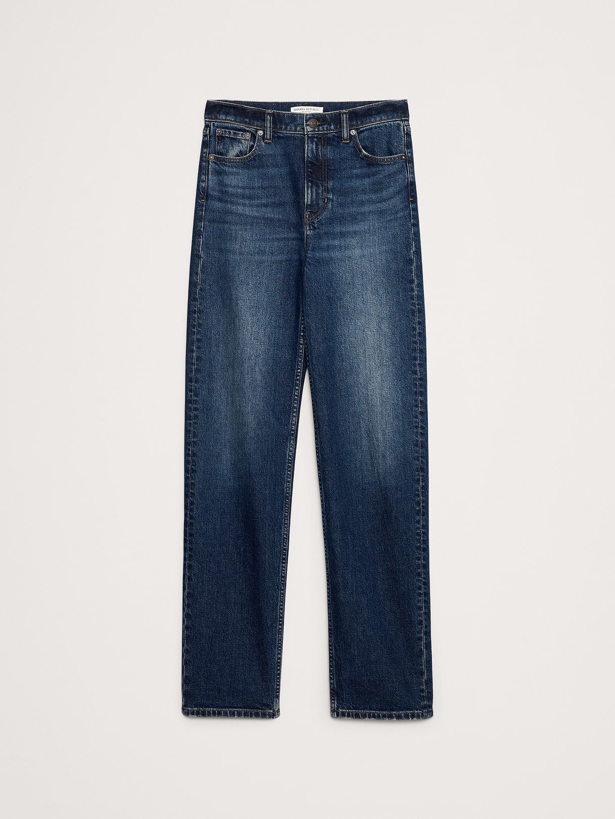 High-Rise 90S Straight Jean - Medium Wash