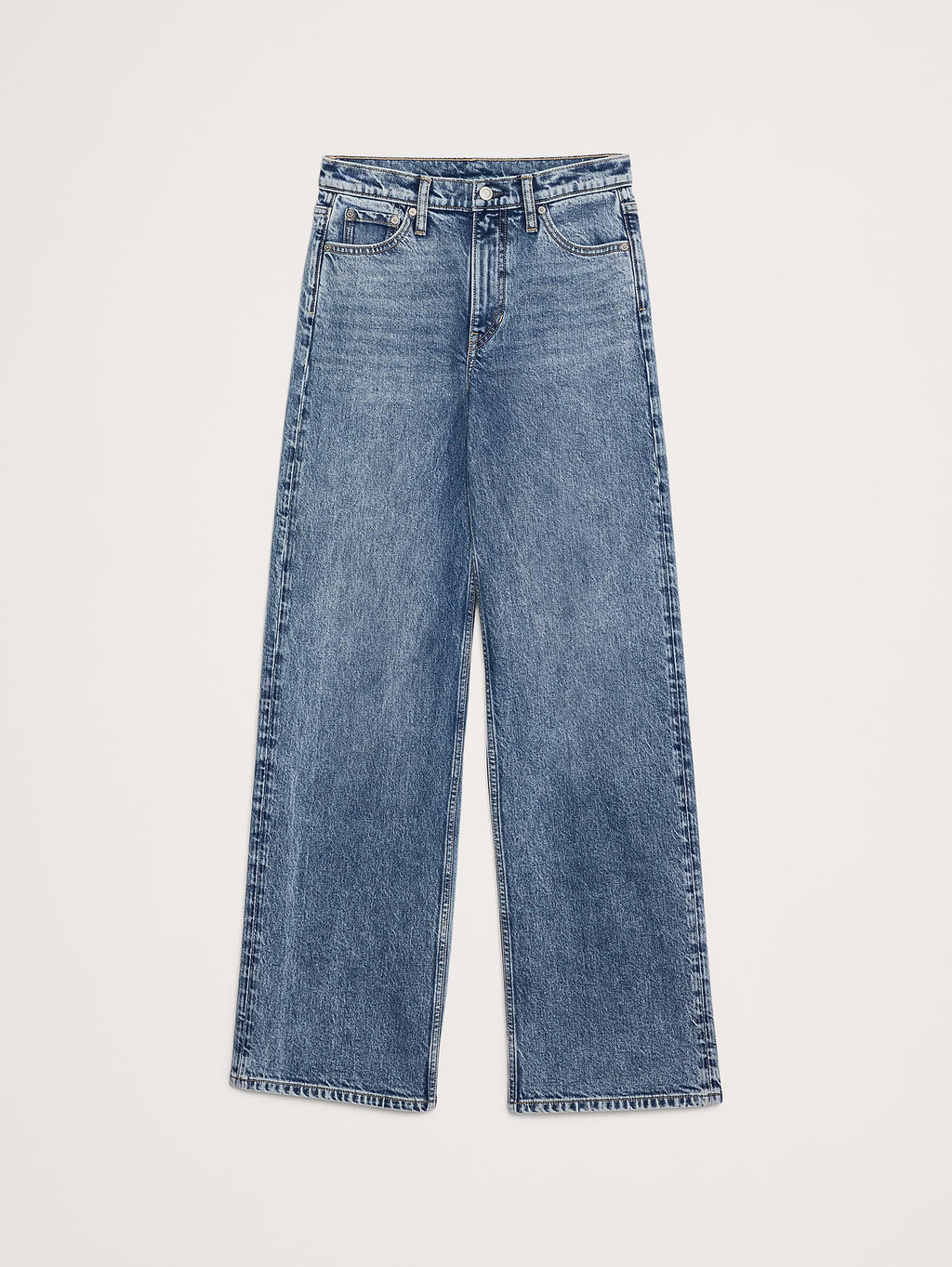 The Icon Classic Wide-Leg Jean - Light Wash