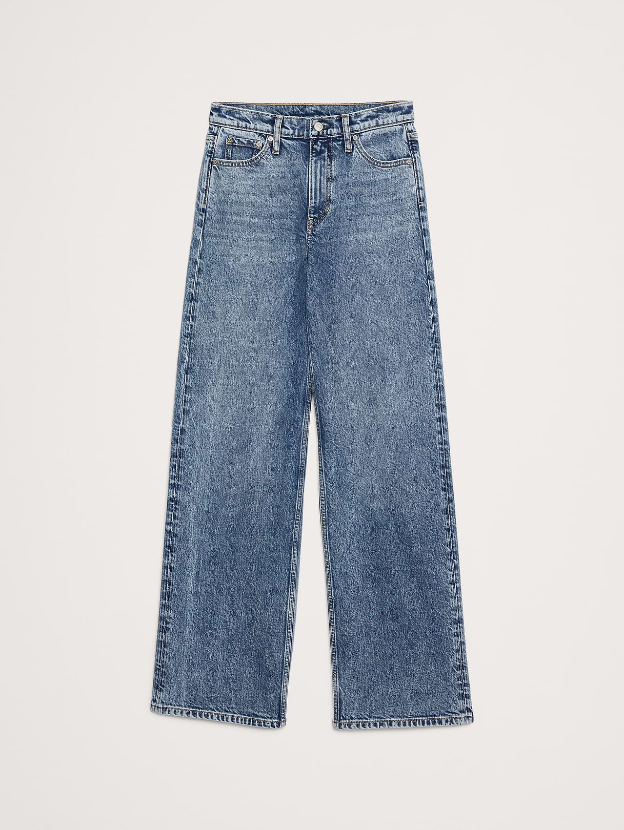 The Icon Classic Wide-Leg Jean - Light Wash