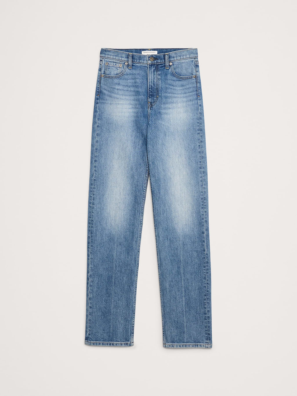 High-Rise 90S Straight Jean - Light Wash