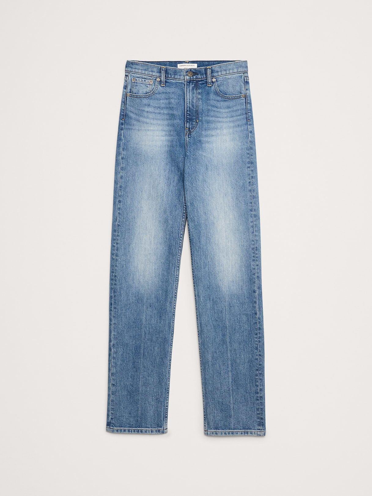 High-Rise 90S Straight Jean - Light Wash