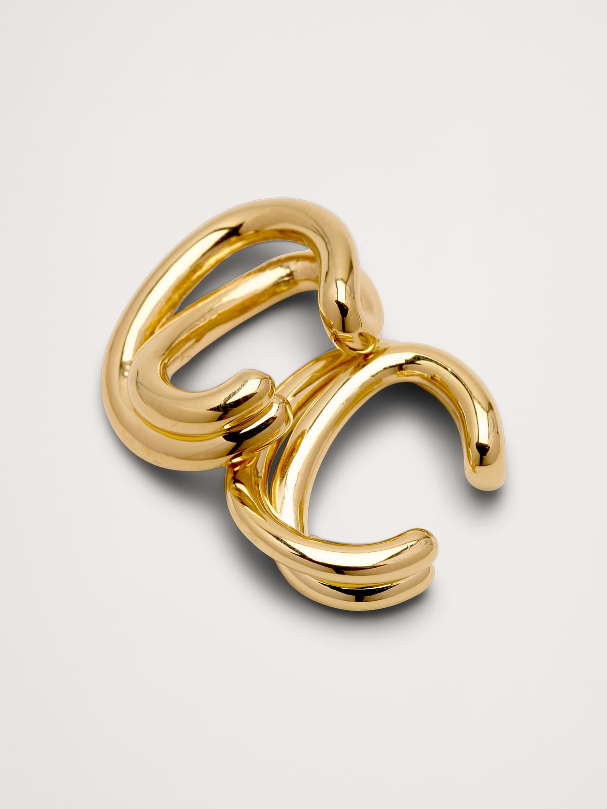 Knotted Ear Cuff Without Post - Gold