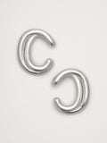 Knotted Ear Cuff Without Post - Silver