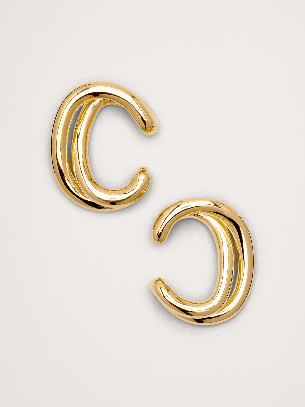 Knotted Ear Cuff Without Post - Gold