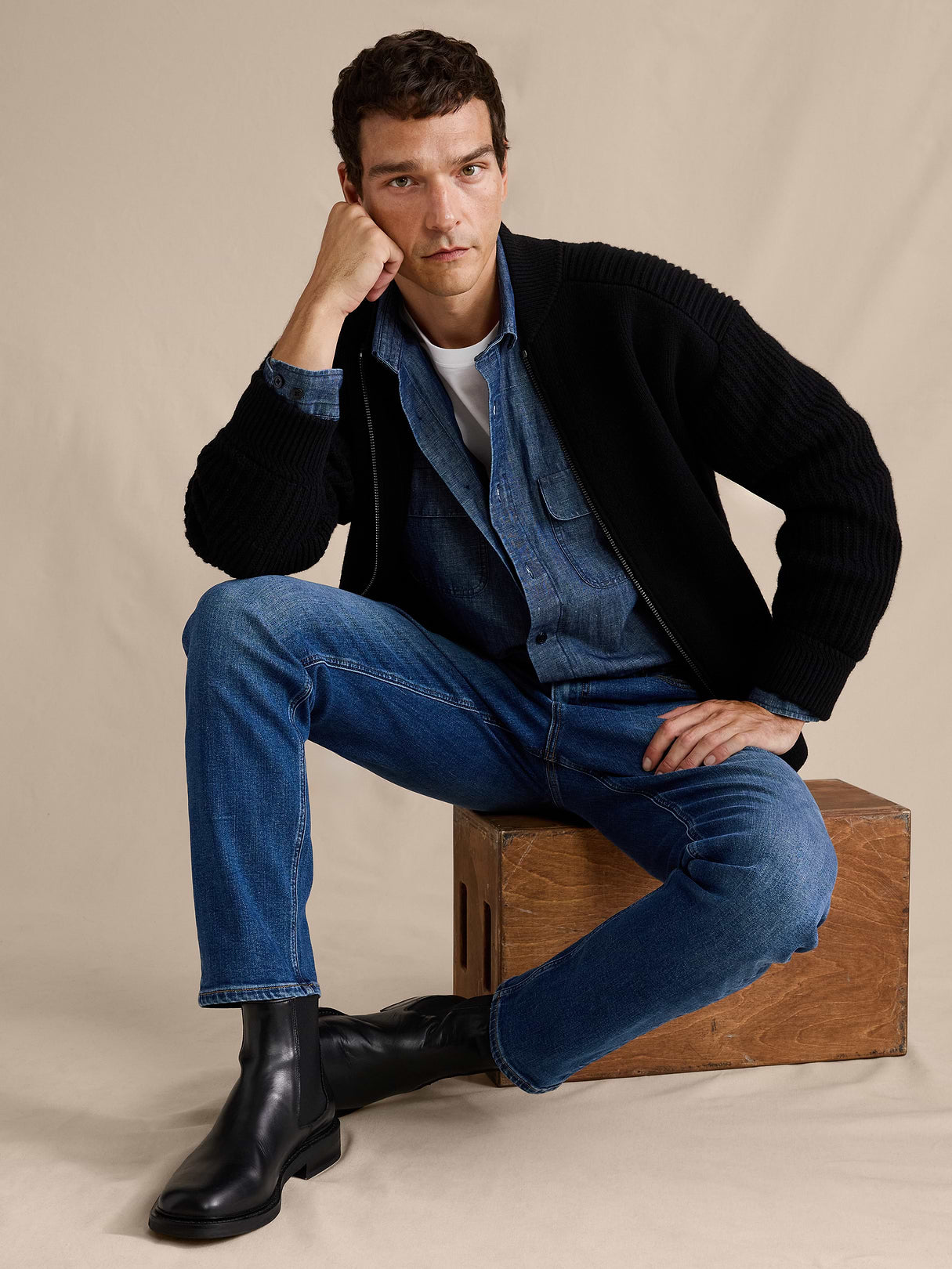 Athletic Luxe Traveler Jean - Medium Wash