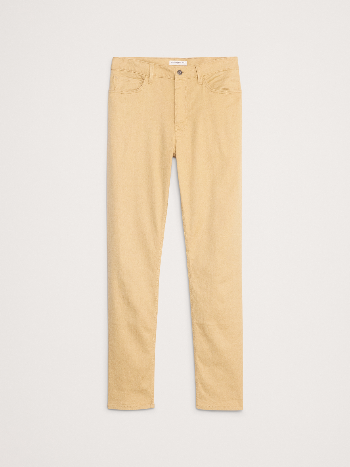 Slim Linen-Cotton Traveler Pant - Sahara Sun Yellow