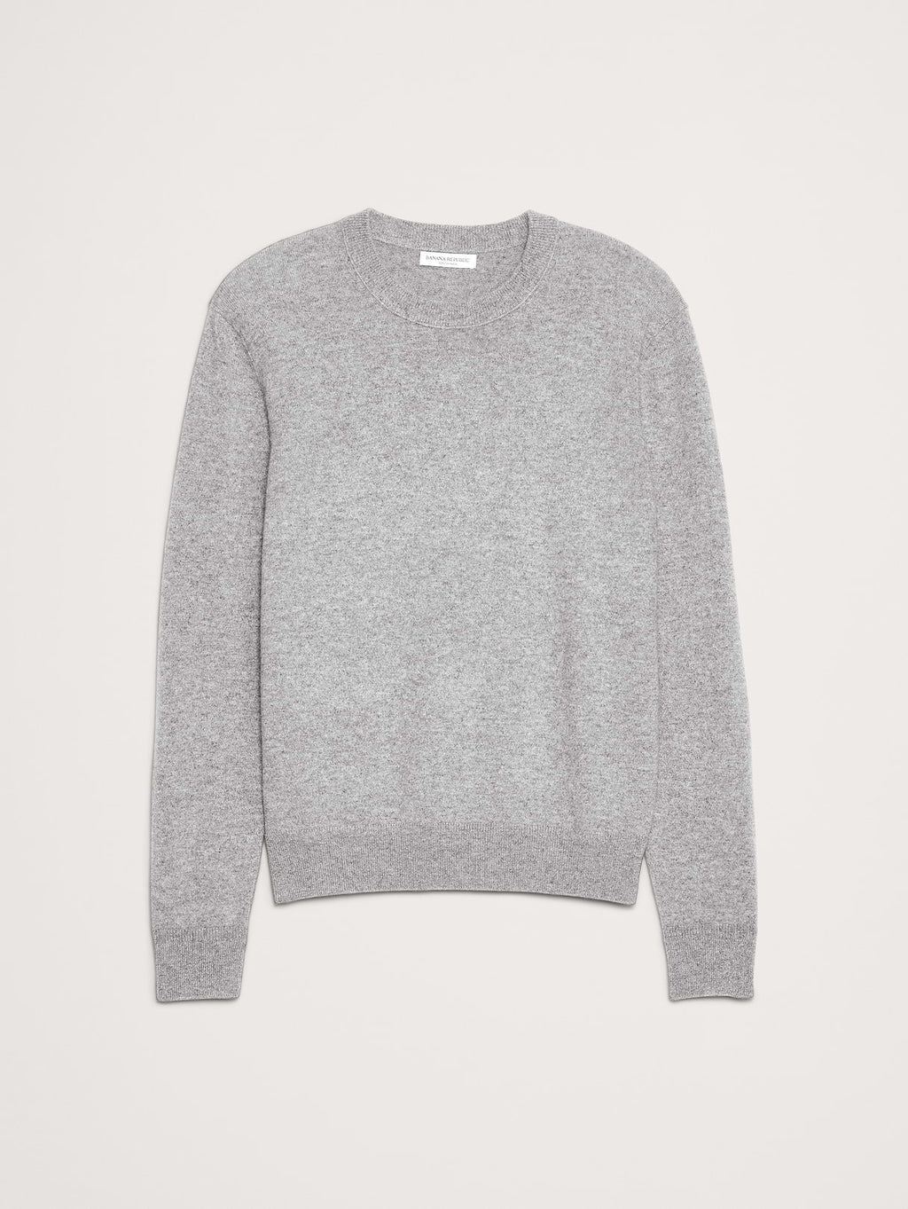 Cashmere Crew-Neck Sweater - Heather Gray