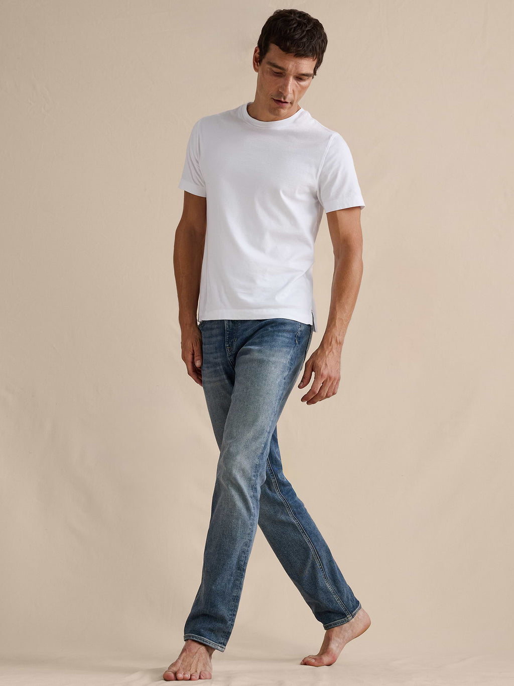 Athletic Luxe Traveler Jean - Vintage Medium Wash