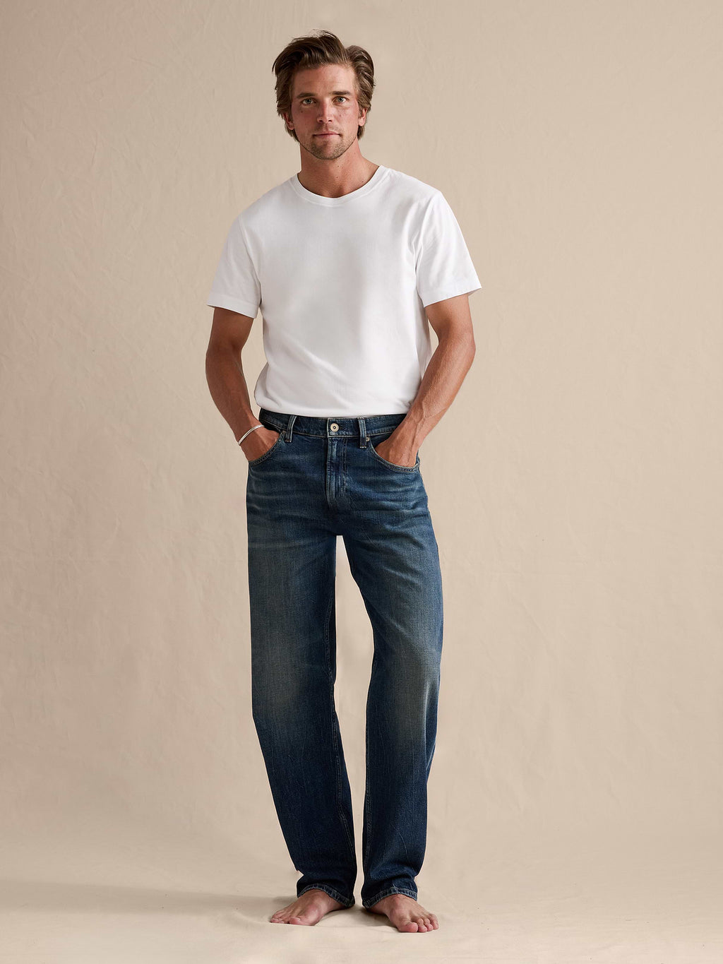 Straight Authentic Jean - Medium Wash