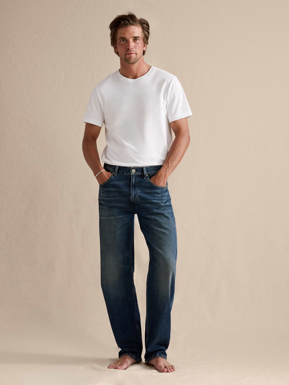Straight Authentic Jean - Medium Wash