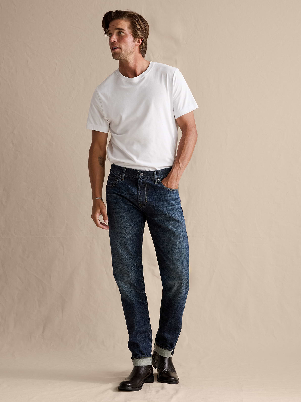 Slim Selvedge Jean - Dark Vintage Wash
