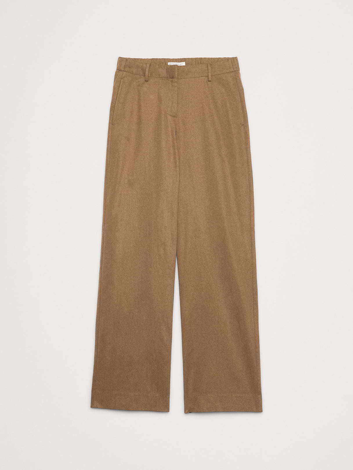 The Everyday Wide-Leg Pant in Tencel™-Cotton - Saddle Brown