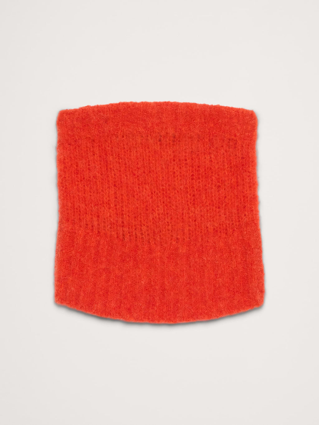 Italian Alpaca-Blend Tube Top - Fire Red