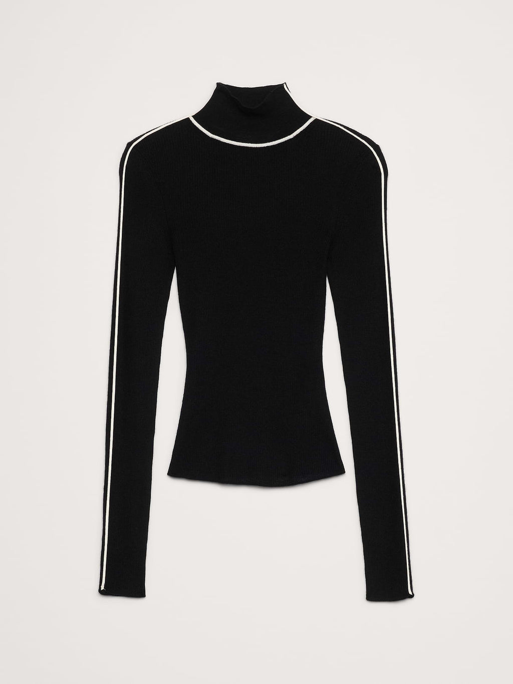 Featherweight Cashmere Turtleneck - Black