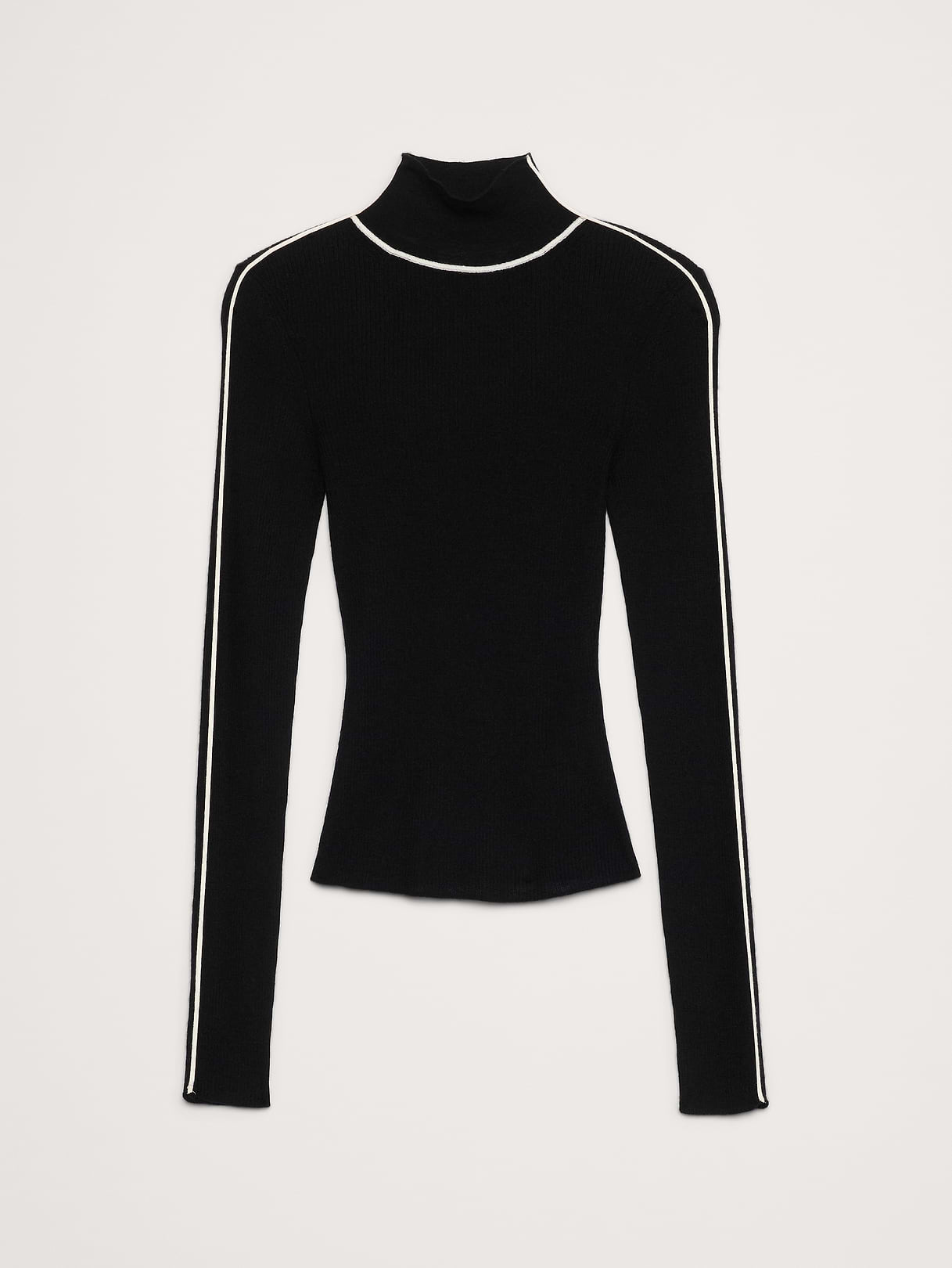 Featherweight Cashmere Turtleneck - Black