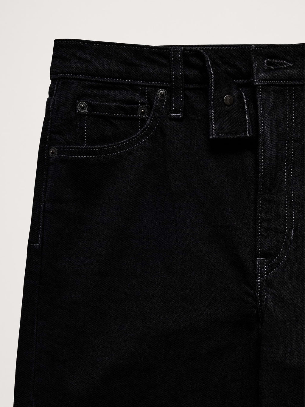 The Icon Classic Wide-Leg Jean - Black Rinse Wash