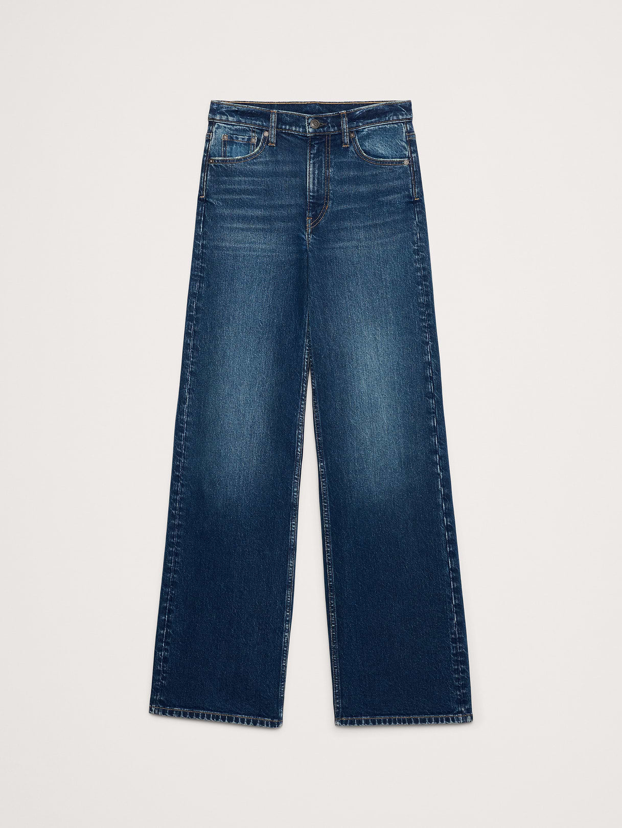The Icon Classic Wide-Leg Jean - Medium Wash
