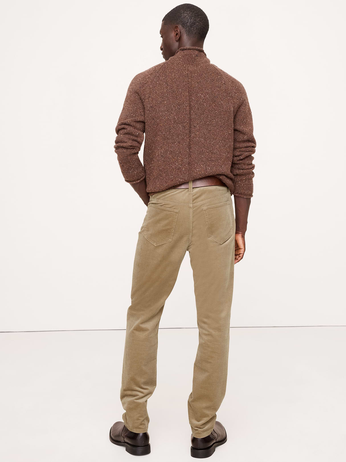 Slim Stretch-Corduroy Traveler Pant - Sand Beige