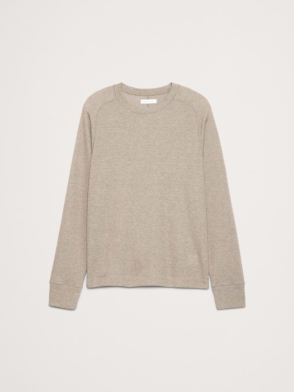 Slub Double-Knit Crew-Neck T-Shirt - Heather Oatmeal