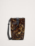 Crossbody Pouch - Pony Brown Calf Hair Leather