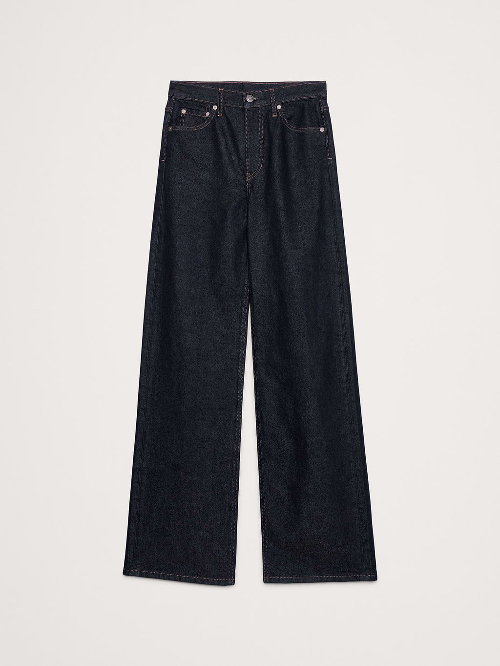 The Icon Classic Wide-Leg Jean - Rinse Dark Wash