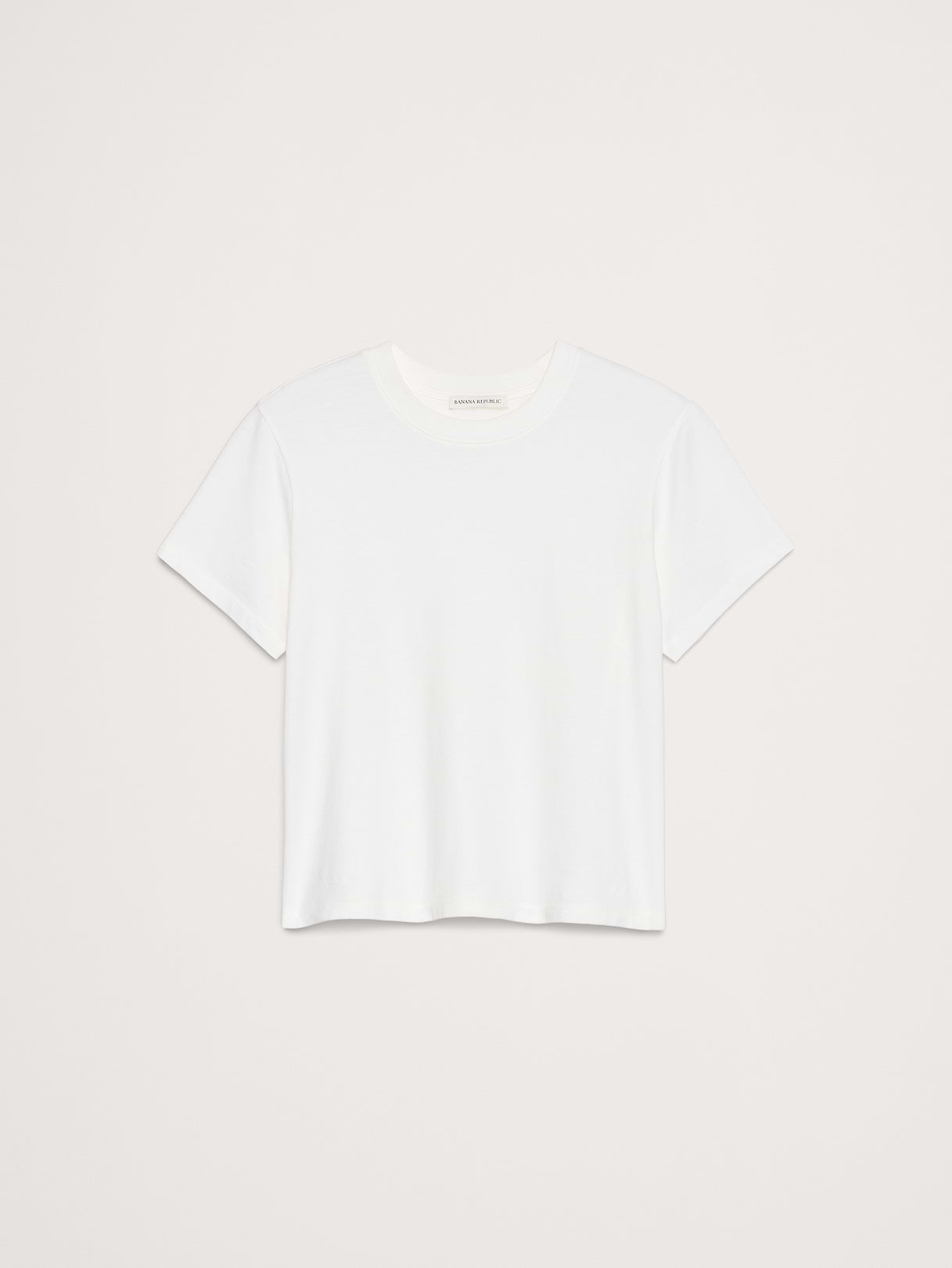 Vintage Cotton Crew-Neck T-Shirt - White
