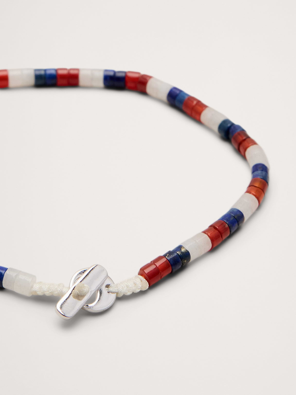 Kai Lapis Beaded Bracelet by Miansai - Red Multi
