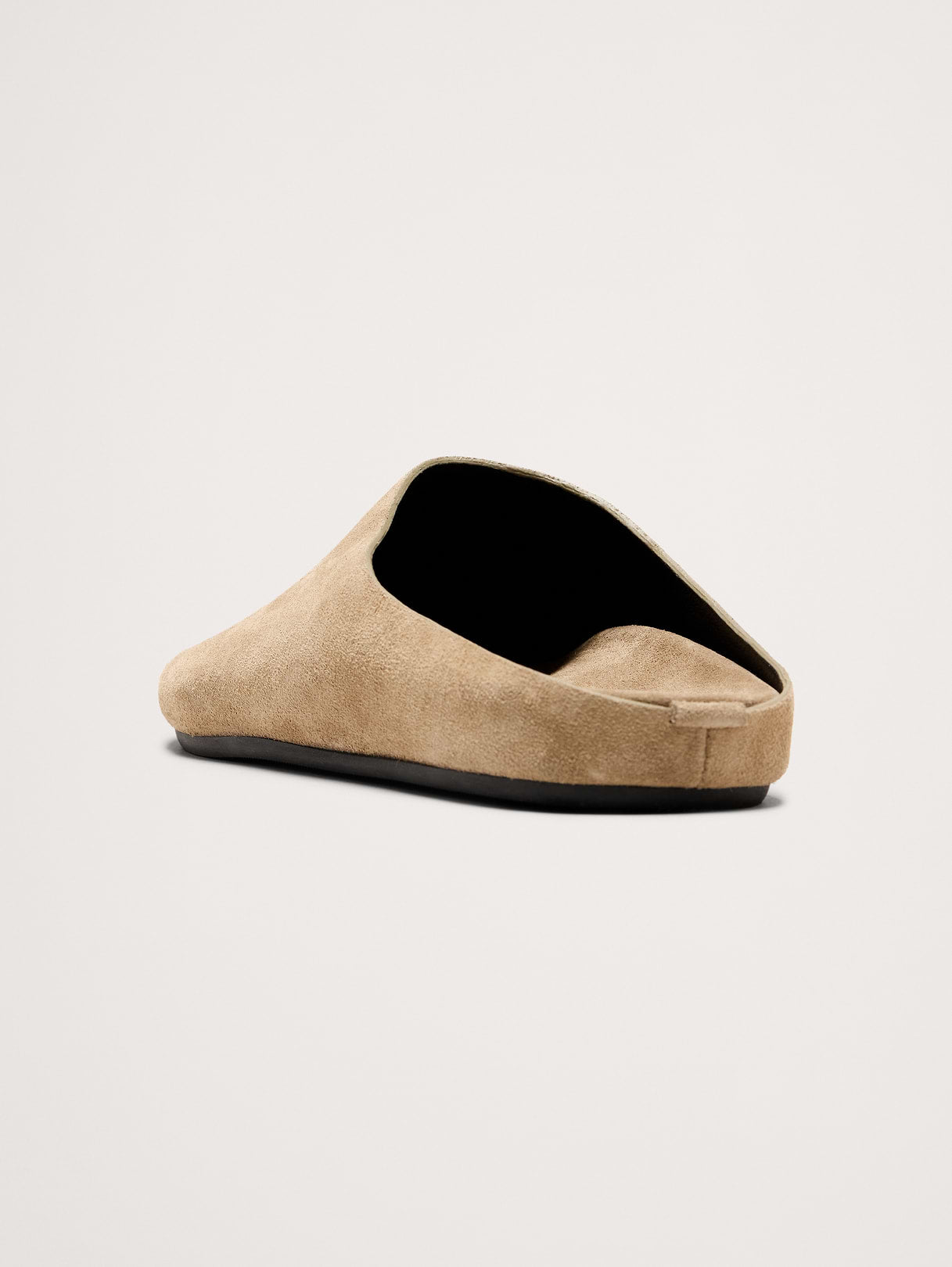 Leather Essential Clog - Taupe Suede