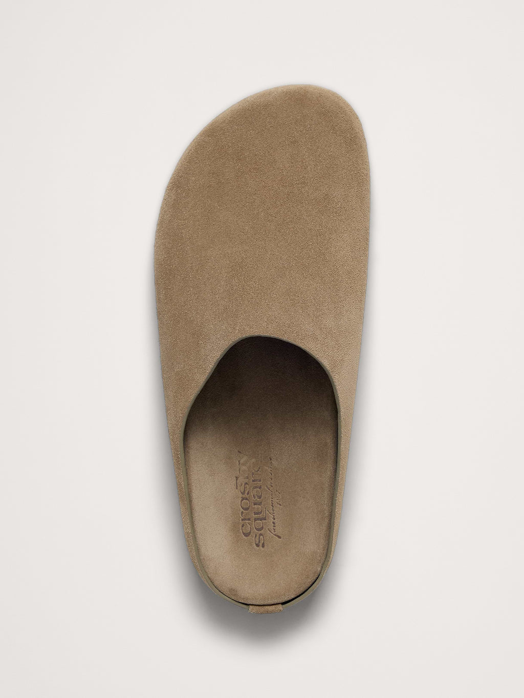 Leather Essential Clog - Taupe Suede