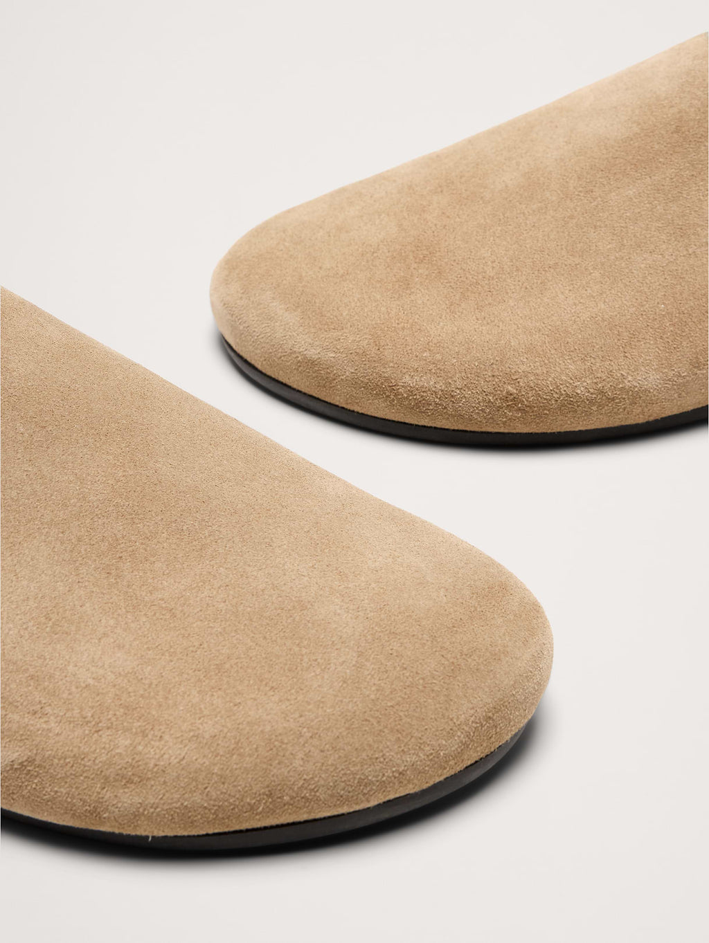 Leather Essential Clog - Taupe Suede