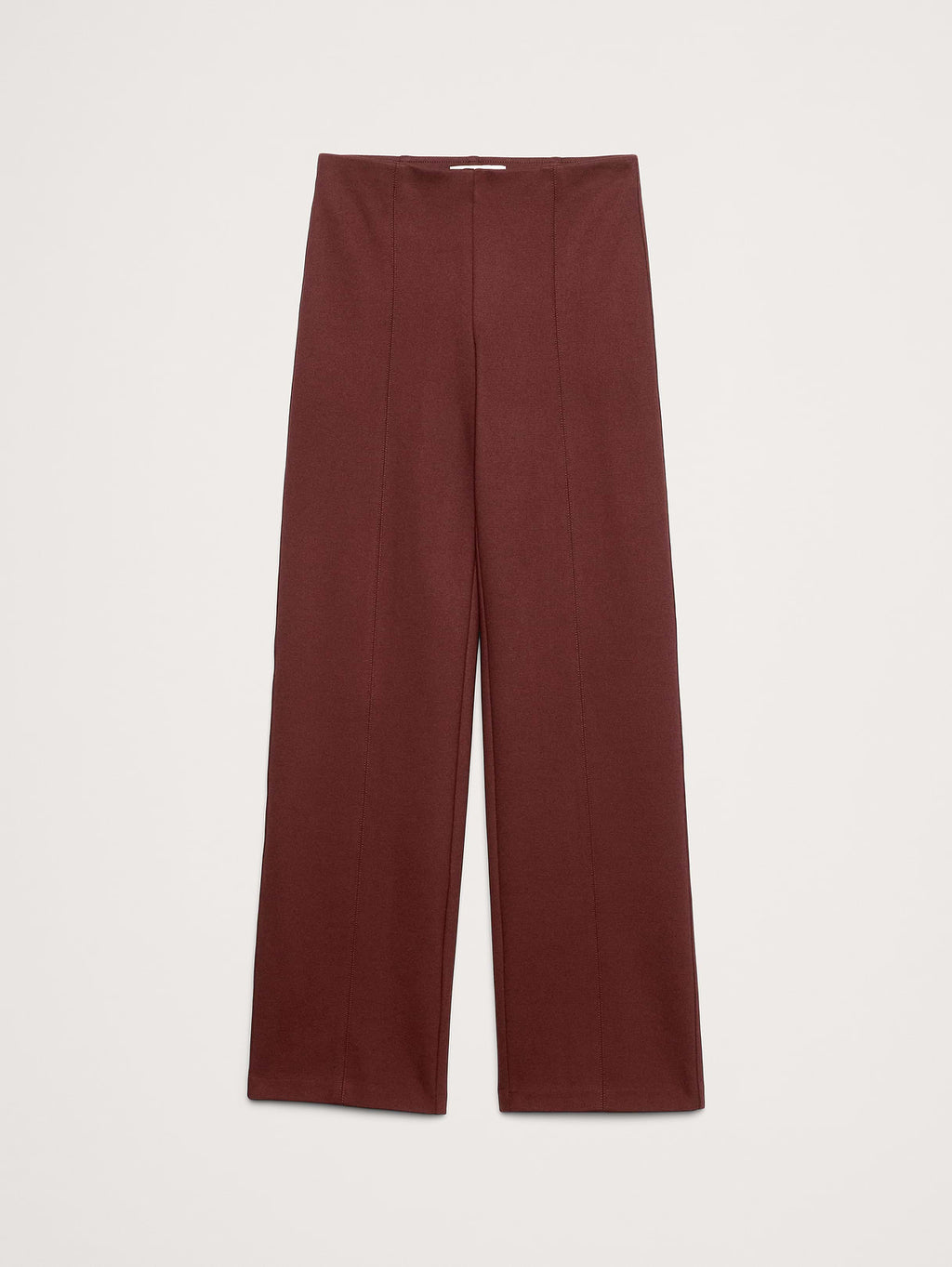 Fitted Everywhere Ponte Ankle Pant - Redwood Burgundy