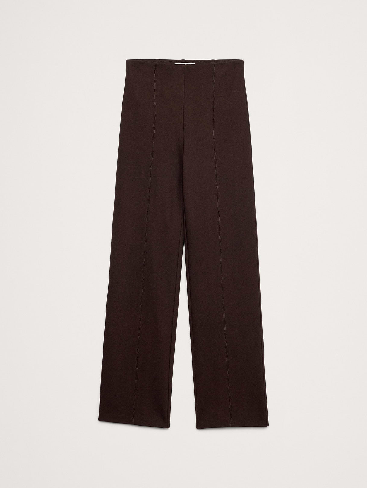 Fitted Everywhere Ponte Ankle Pant - Dark Brown