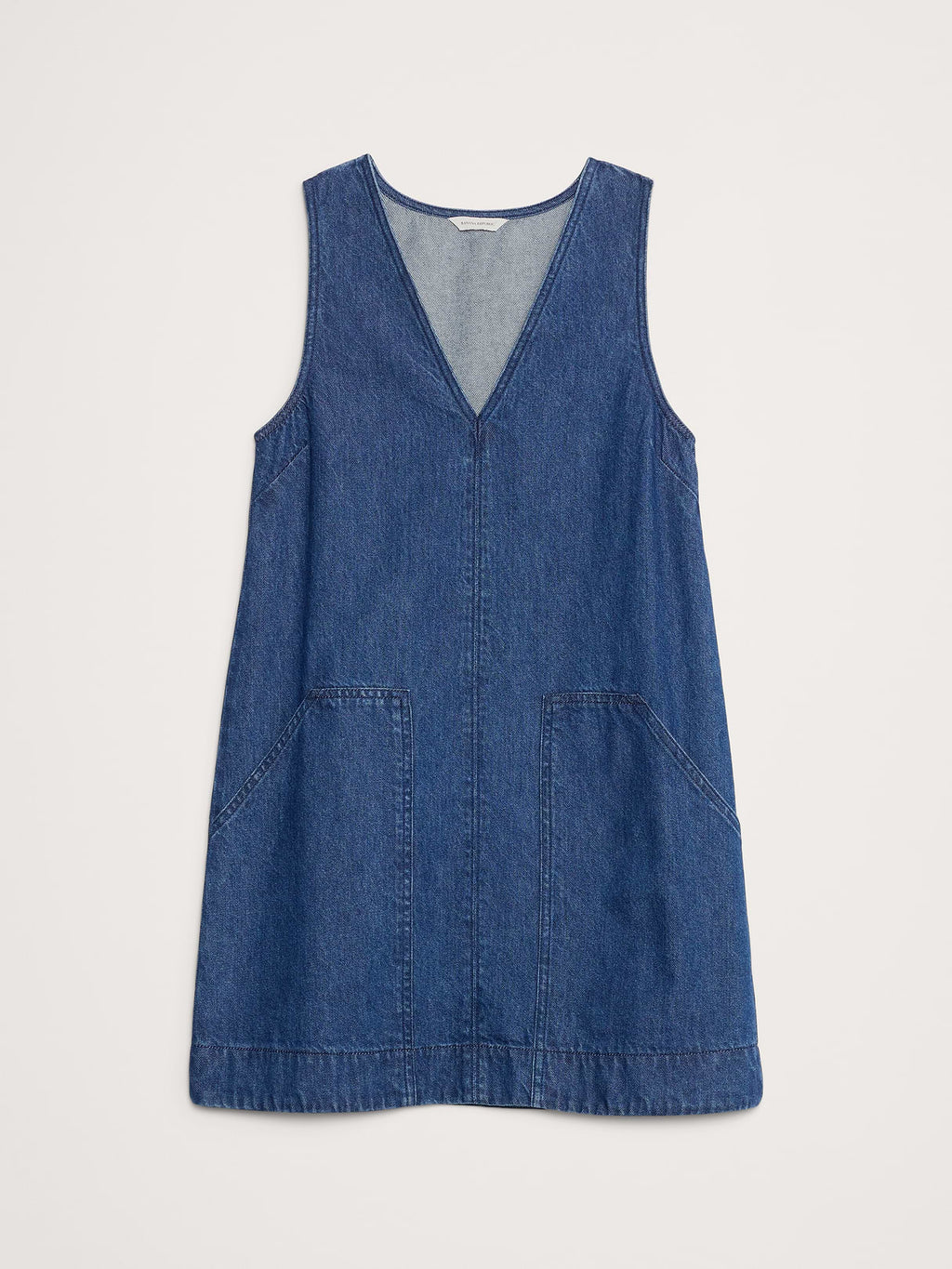 Denim Shift Dress - Dark Wash