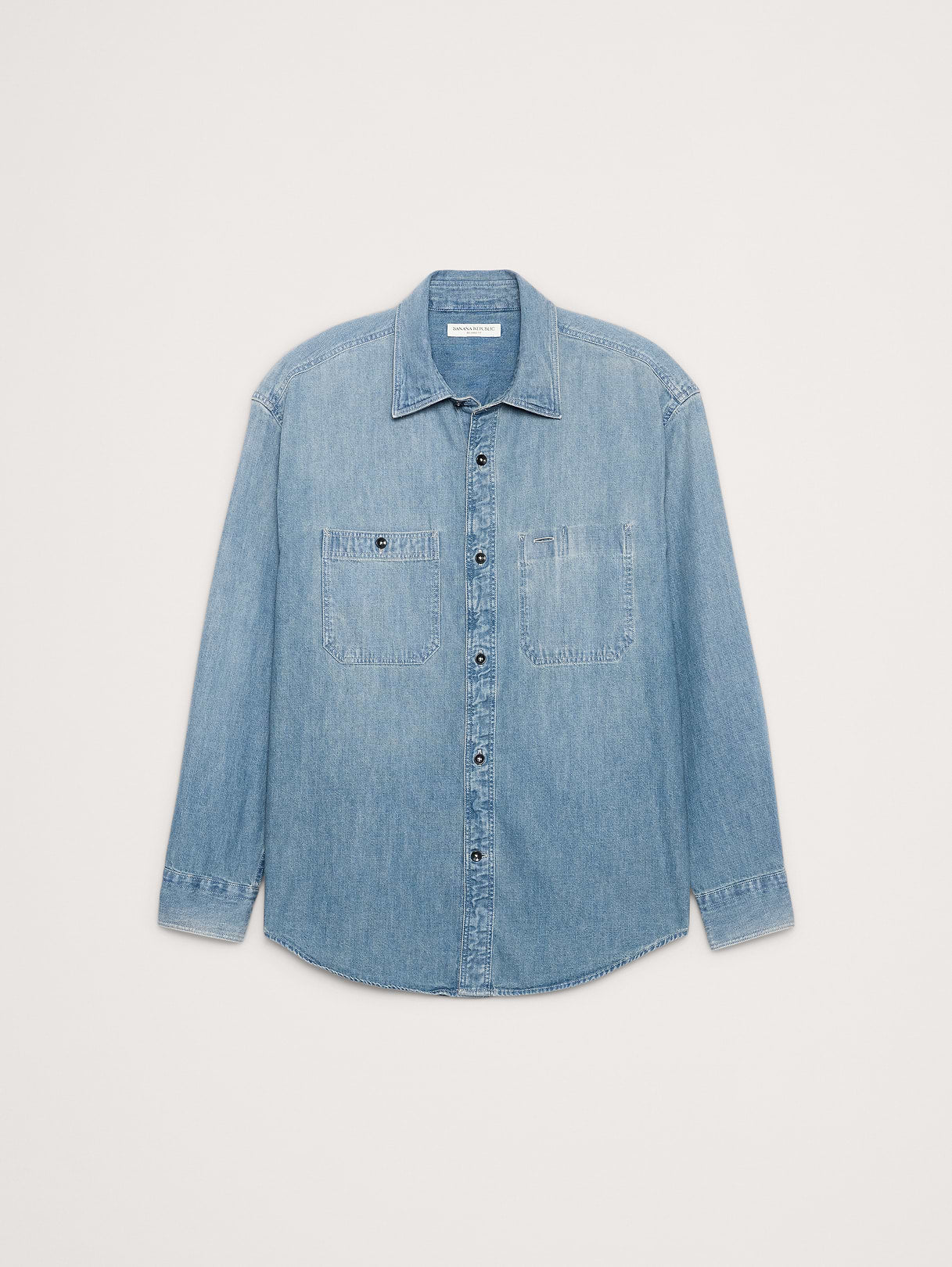 Relaxed-Fit Denim Shirt - Medium Blue