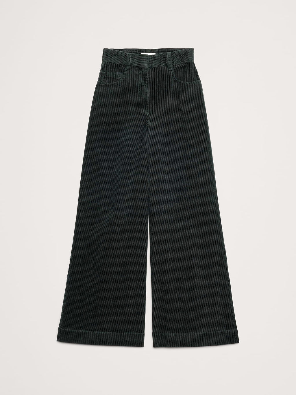 Ultra-High Rise Wide-Leg Corduroy Pant - Beyond The Pines Green