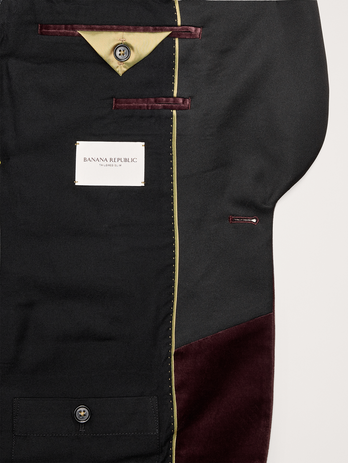Velvet Tuxedo Jacket - Ruby Plum Purple