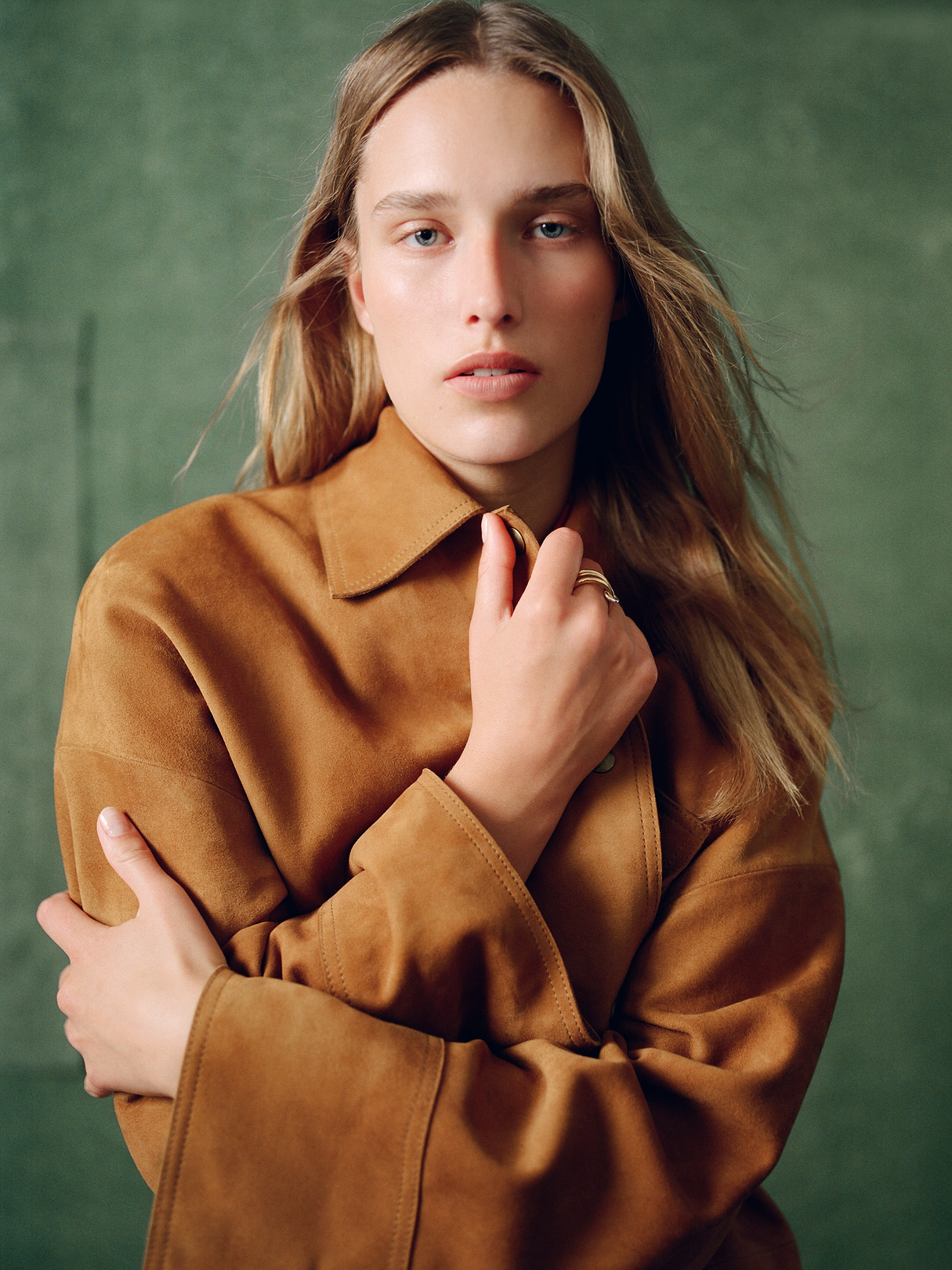 Heritage Suede Jacket - Camel