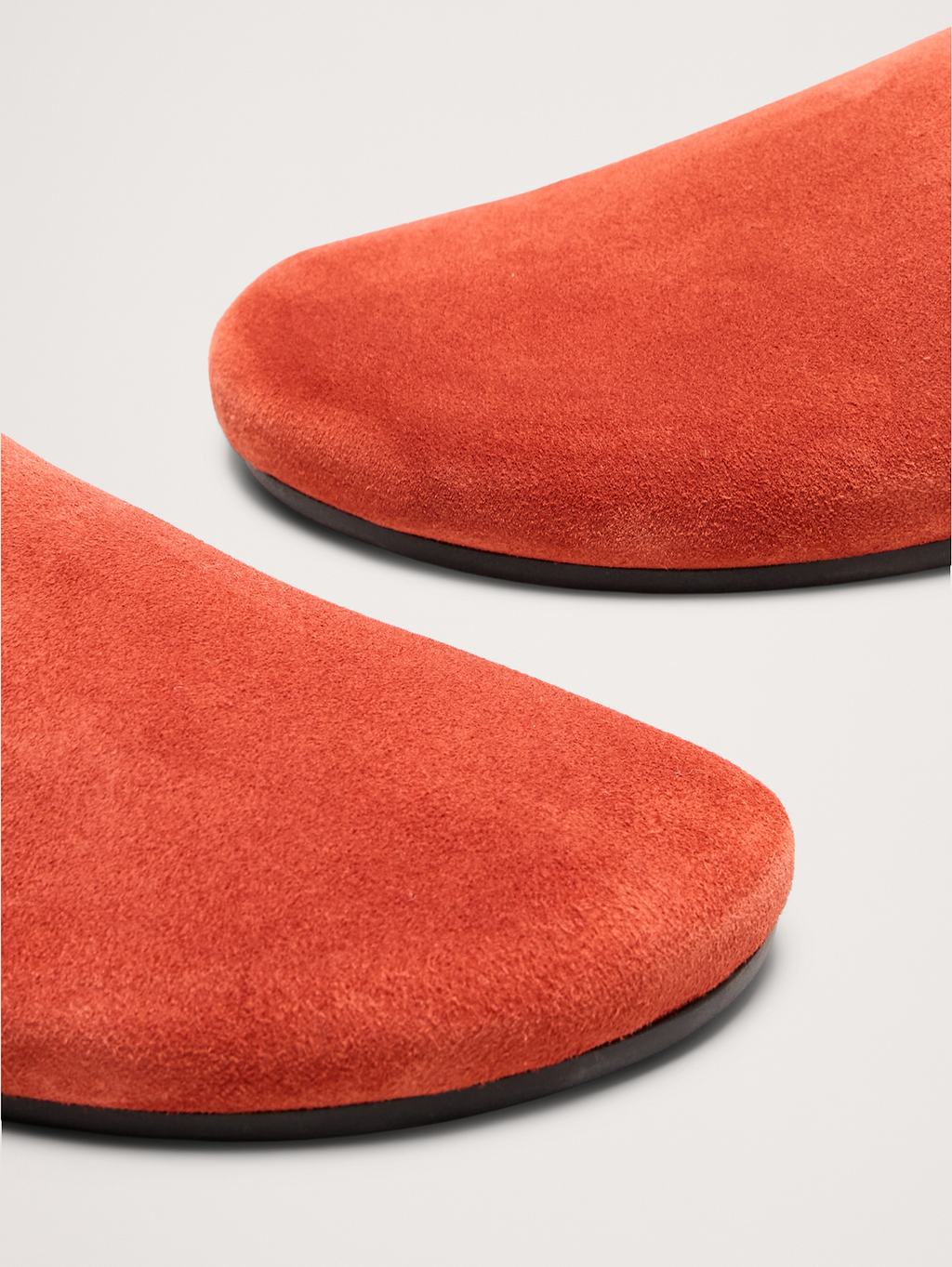 Leather Essential Clog - Brick Red Suede