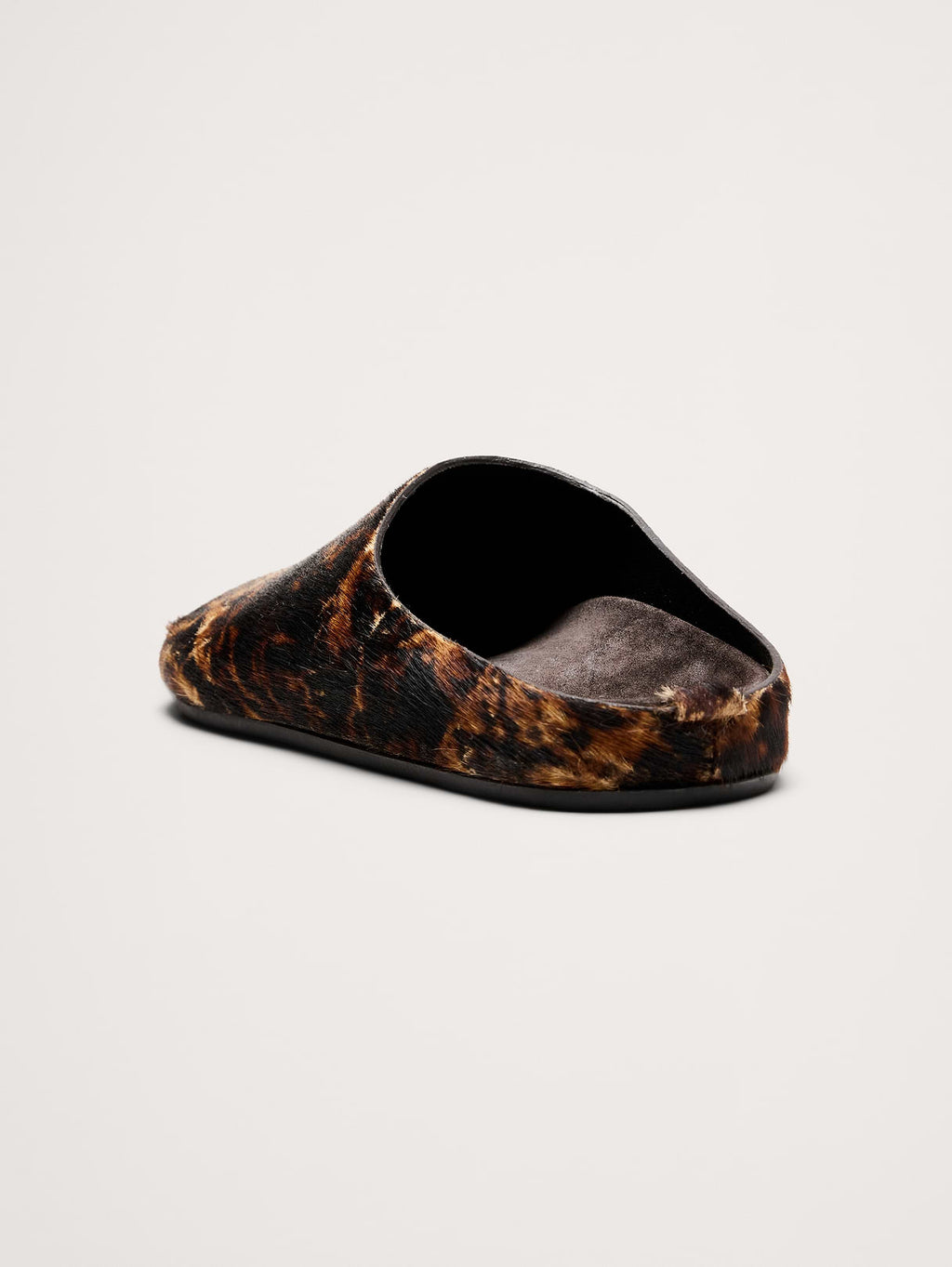 Leather Essential Clog - Printed Haircalf Leather