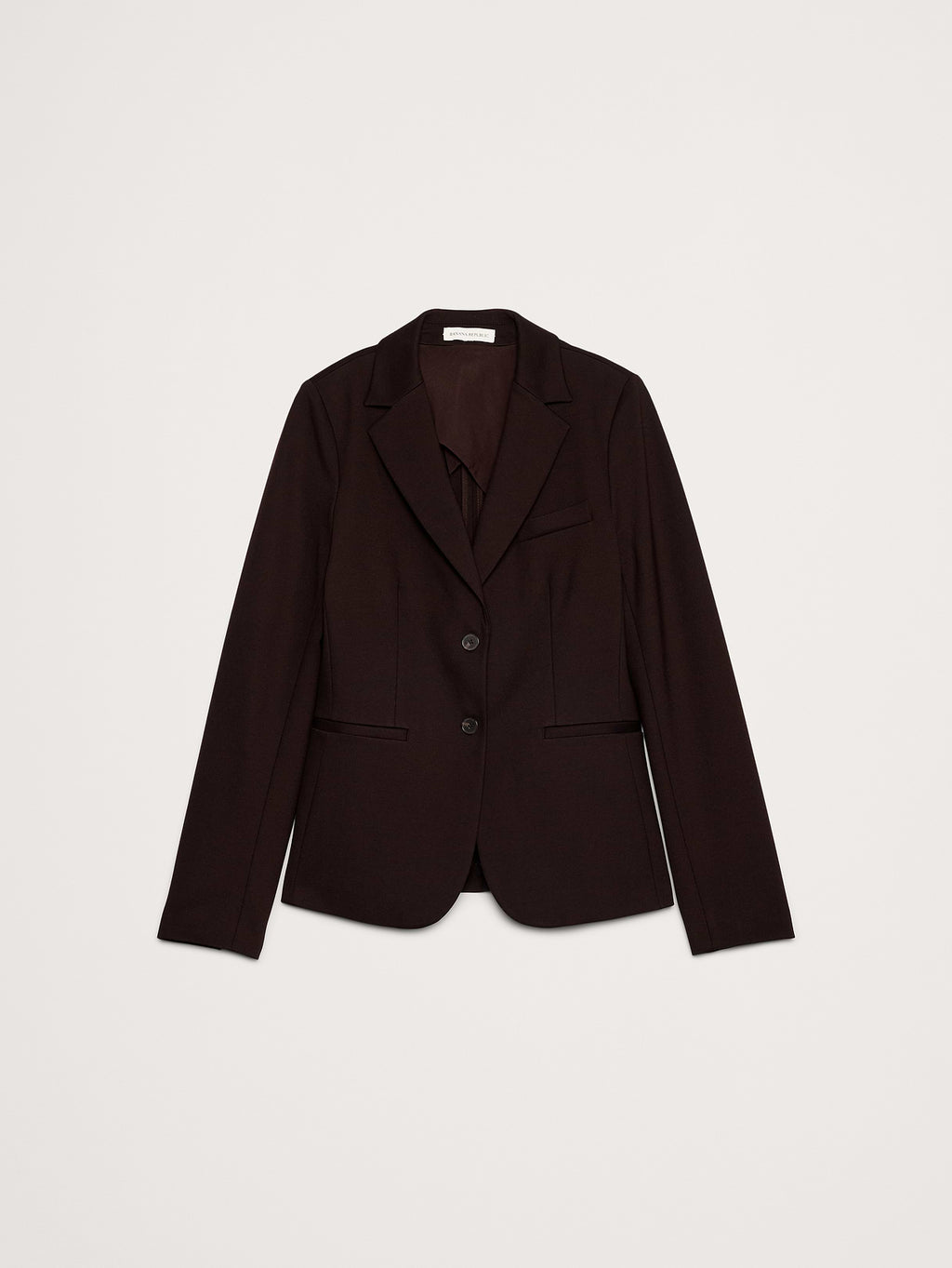 Slim Everywhere Ponte Blazer - Ganache Brown