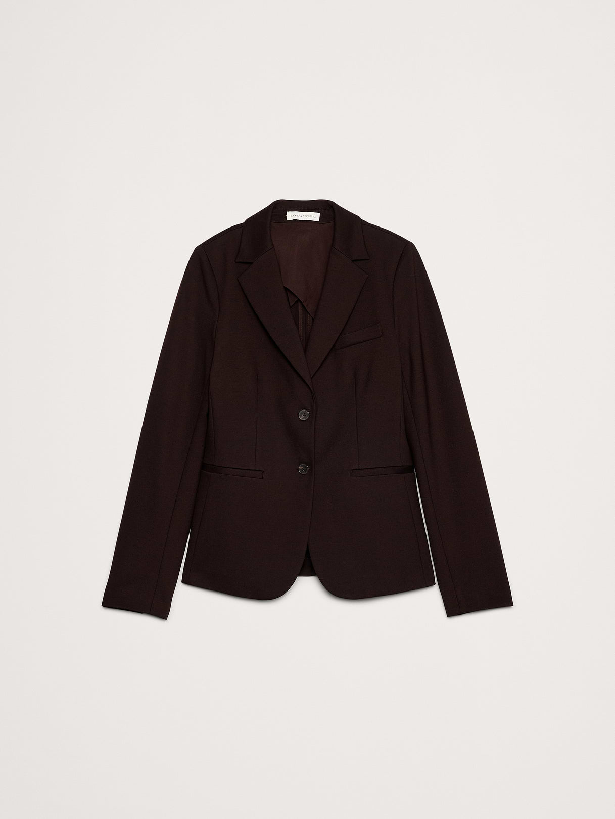 Slim Everywhere Ponte Blazer - Ganache Brown