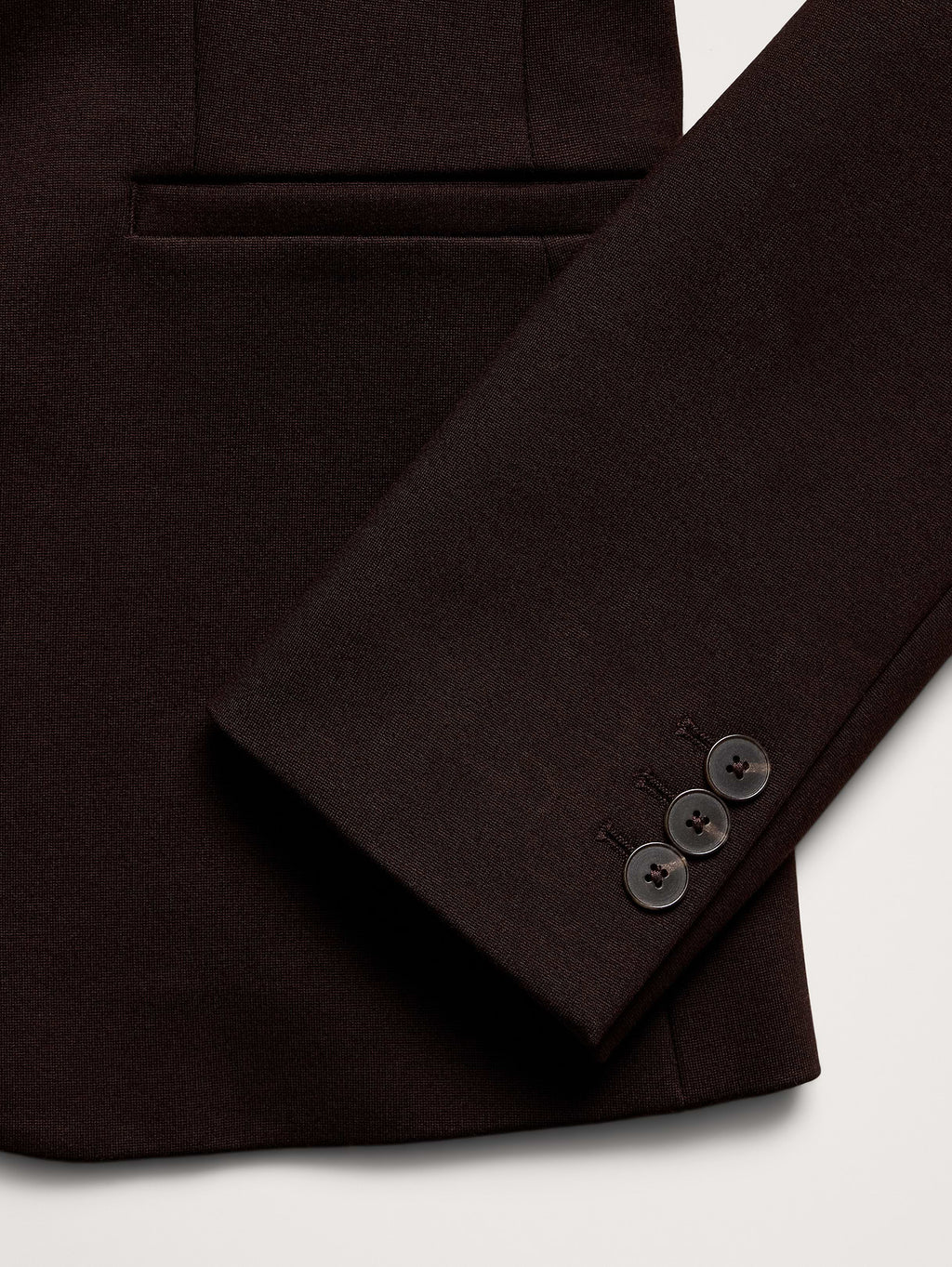 Slim Everywhere Ponte Blazer - Ganache Brown