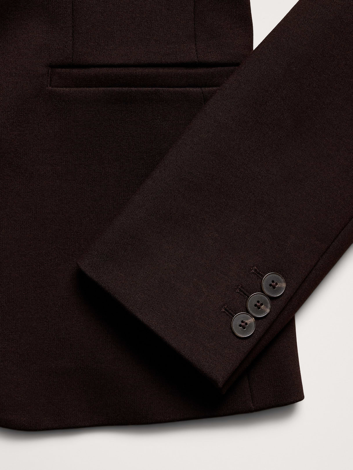 Slim Everywhere Ponte Blazer - Ganache Brown