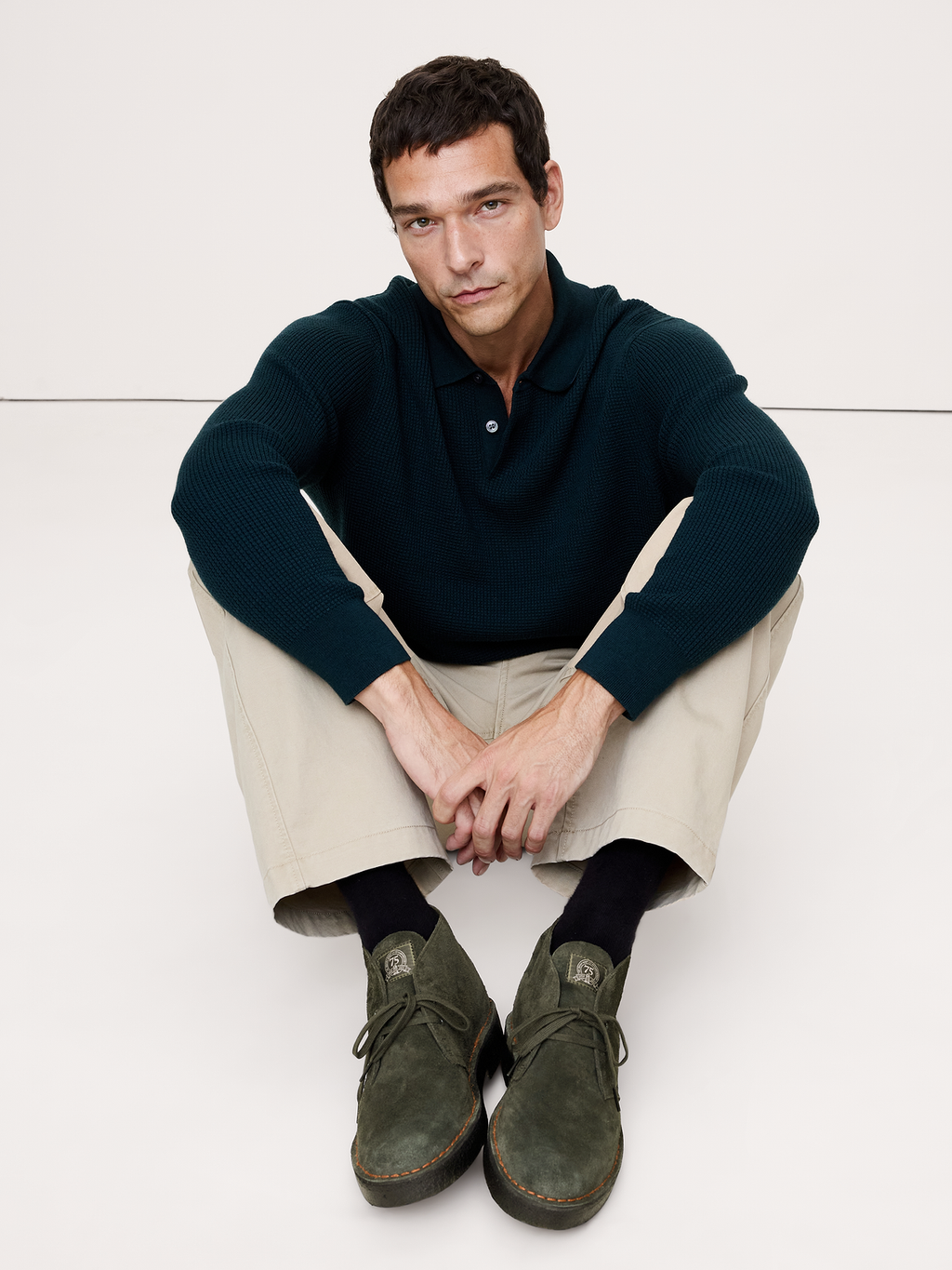 Desert Boot by Clark's Originals - Loden Green Suede