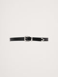 Western Leather Belt - Black