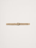 Braided Cotton Belt - Natural Beige