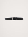Tumbled Leather Belt - Black